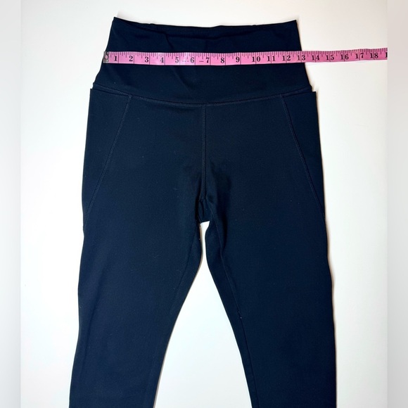 Set of 5 items - Blue and Black Sports Bra with Leggings Set - Size M - Picture 3 of 16